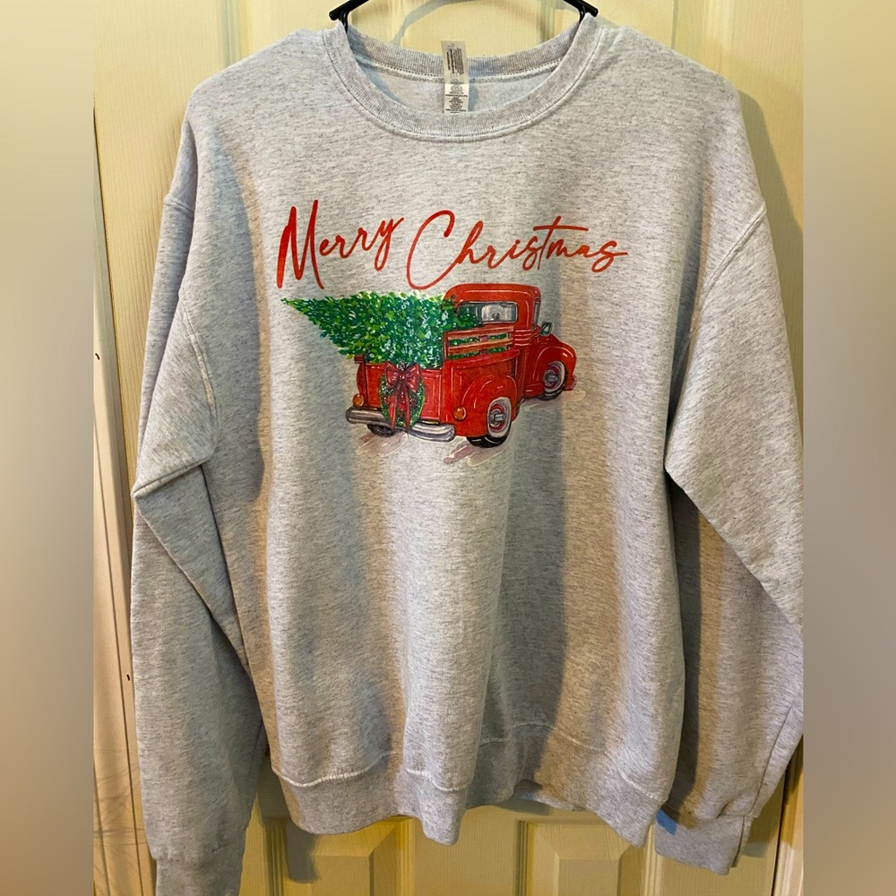 Gray Sweatshirt.